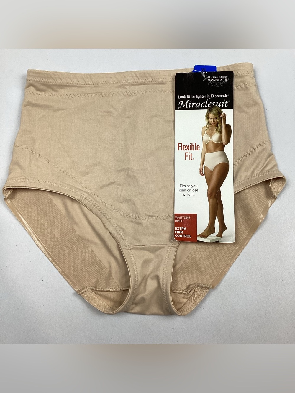 MiracleSuit Tan Waistline Brief Extra Firm Control Size XL NEW! Retail $40